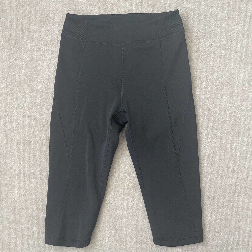 Ivy Park Leggings Womens Medium Black Cropped Stretch Workout Active Pants Capri
